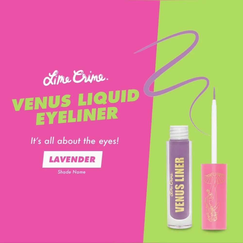 Lavender | Venus Pigmented Liquid Liner | Lime Crime | Brand New in Box